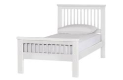 Collection Aubrey Single Bed Frame - White.